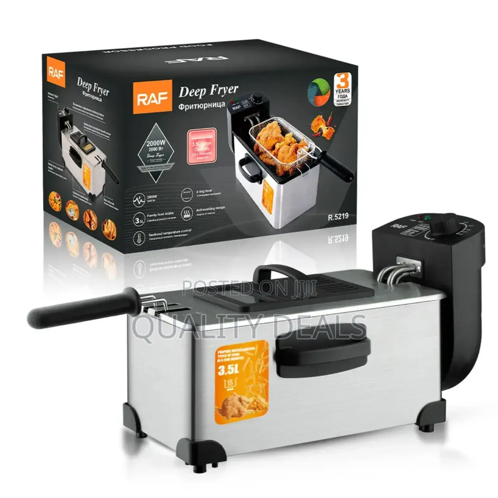 Raf 3.5L Electric Deep Fryer