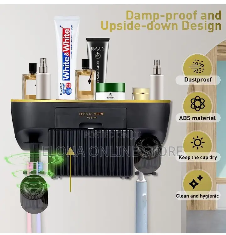 Multifunctional Toothbrush Holder