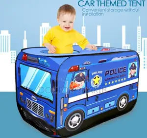 Affordable Police Bus Play Tent for Toddlers/ Kids