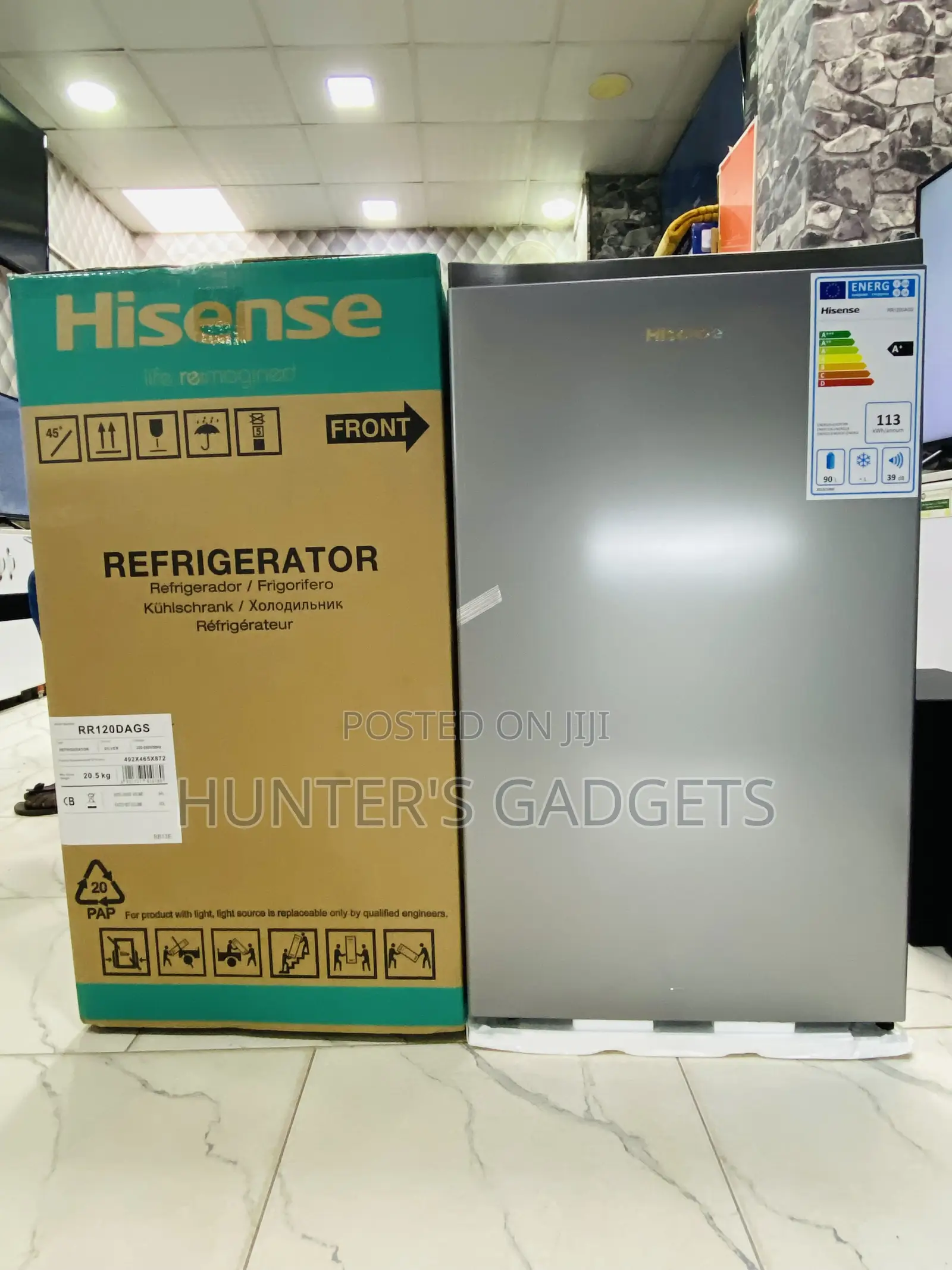 120 Litres Hisense Single Door Brand New at 
