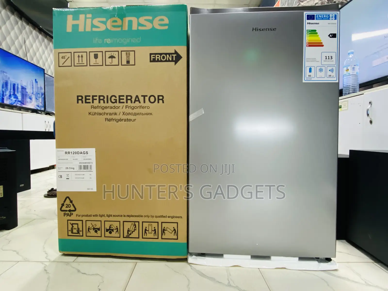 120 Litres Hisense Single Door Brand New at 