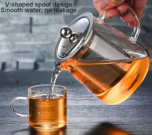 Transparent Quality Home Glass Tea Port