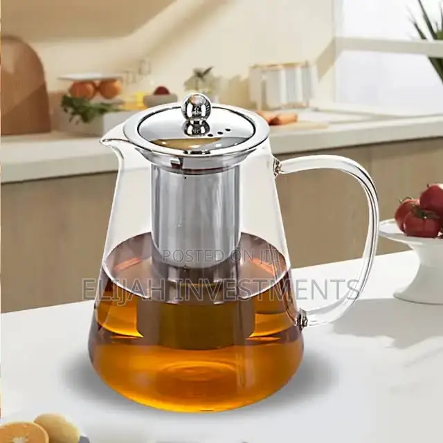 Transparent Quality Home Glass Tea Port