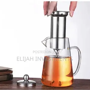 Transparent Quality Home Glass Tea Port