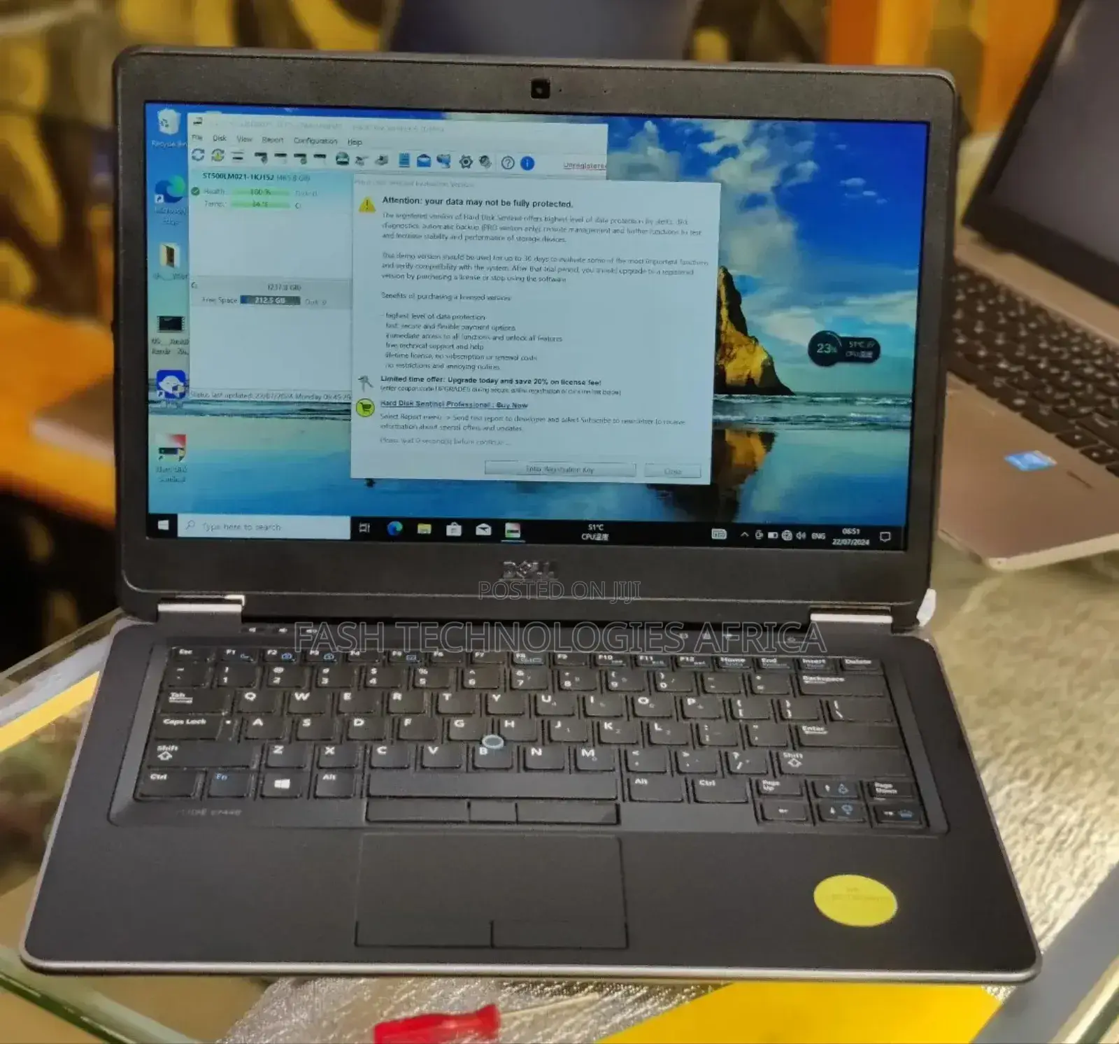 New Laptop Dell Latitude 7440 8GB Intel Core I5 HDD 500GB