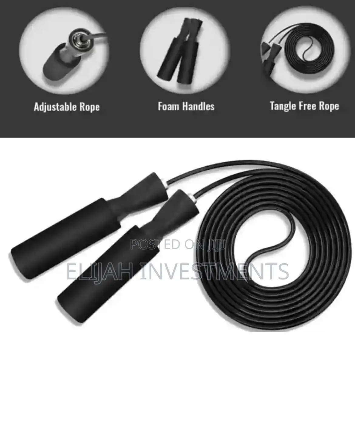 Fitness Skipping Rope Double Bearing Diagram