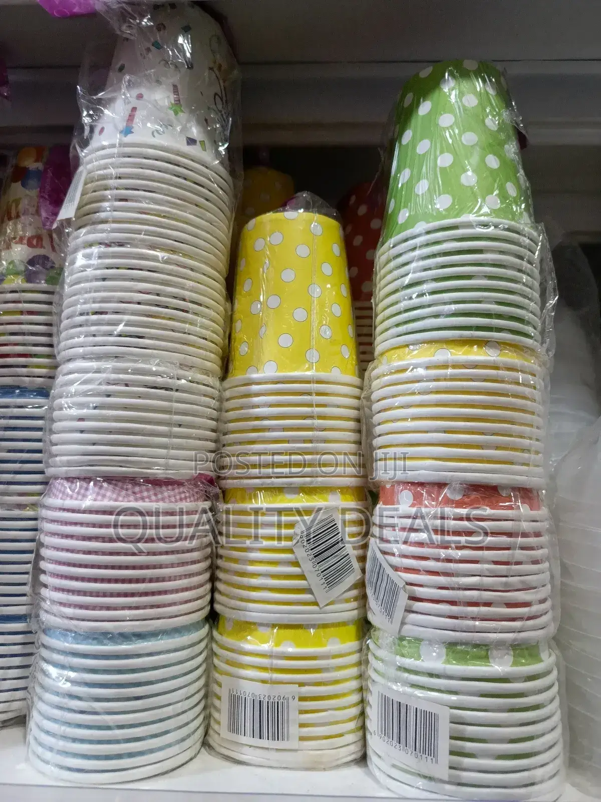 10pcs Pack Colored Disposable Milk Cups