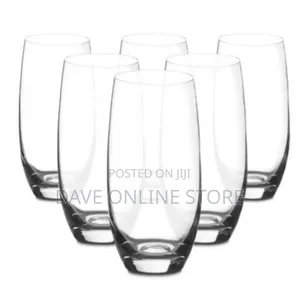 6 Pieces Drinking Glasses Set - Transparent