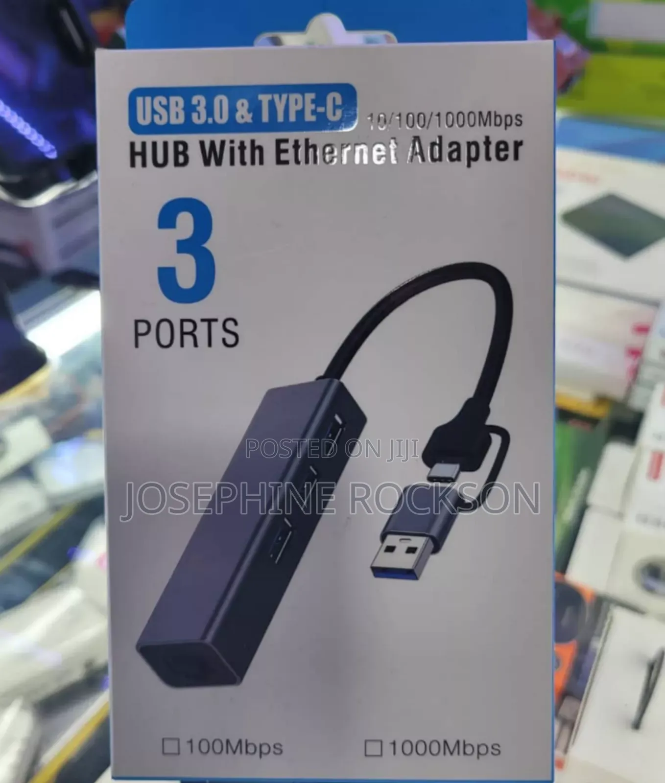 USB 3.0 and Type C Adapter/ USB Hub and Ethernet Adapter