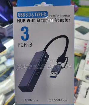 USB 3.0 and Type C Adapter/ USB Hub and Ethernet Adapter