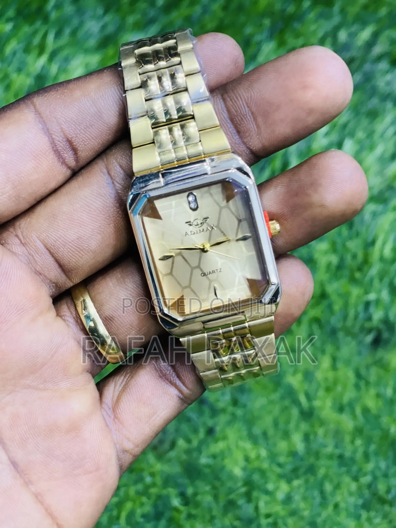 Original Women’S Square Golden Adimax Watch