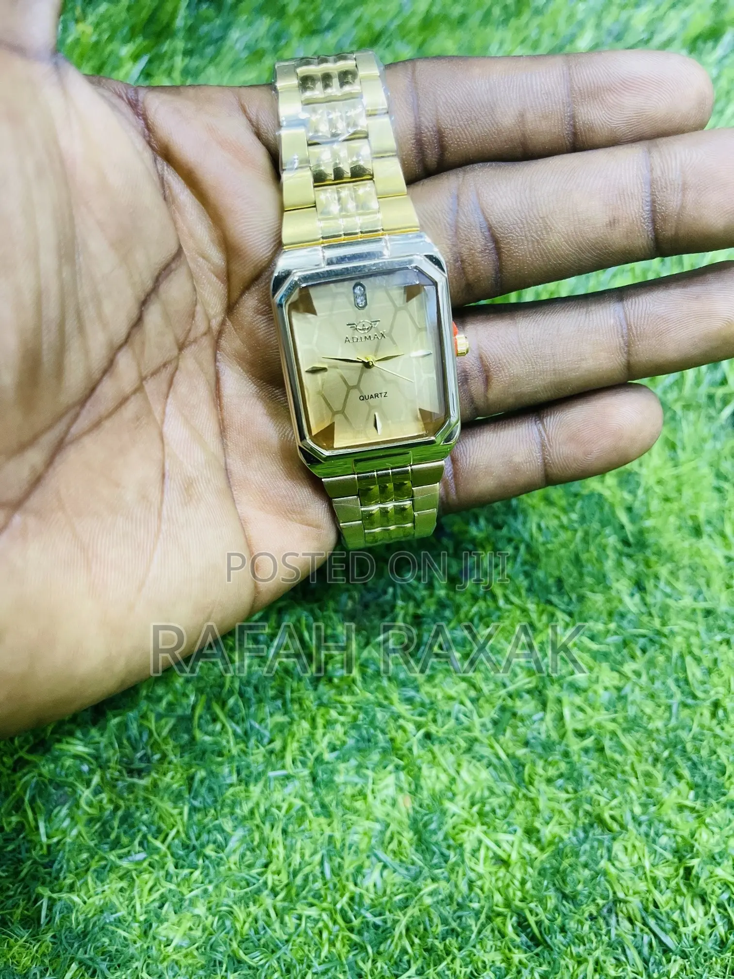 Original Women’S Square Golden Adimax Watch