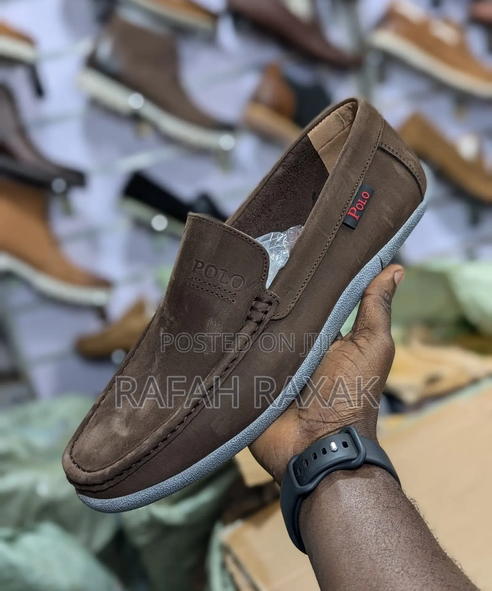 Original Men’S Casual Polo Flat Sole Moccasins