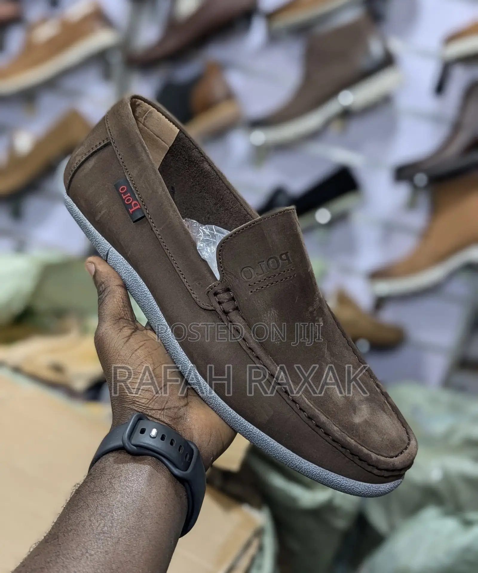 Original Men’S Casual Polo Flat Sole Moccasins