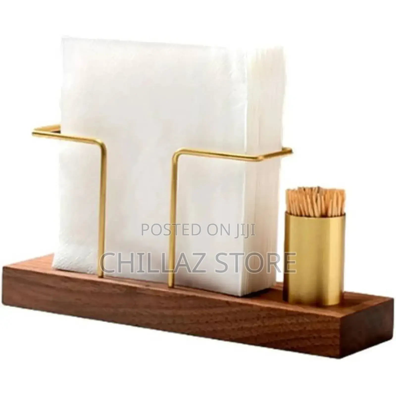 Table Wooden Tissue Holder