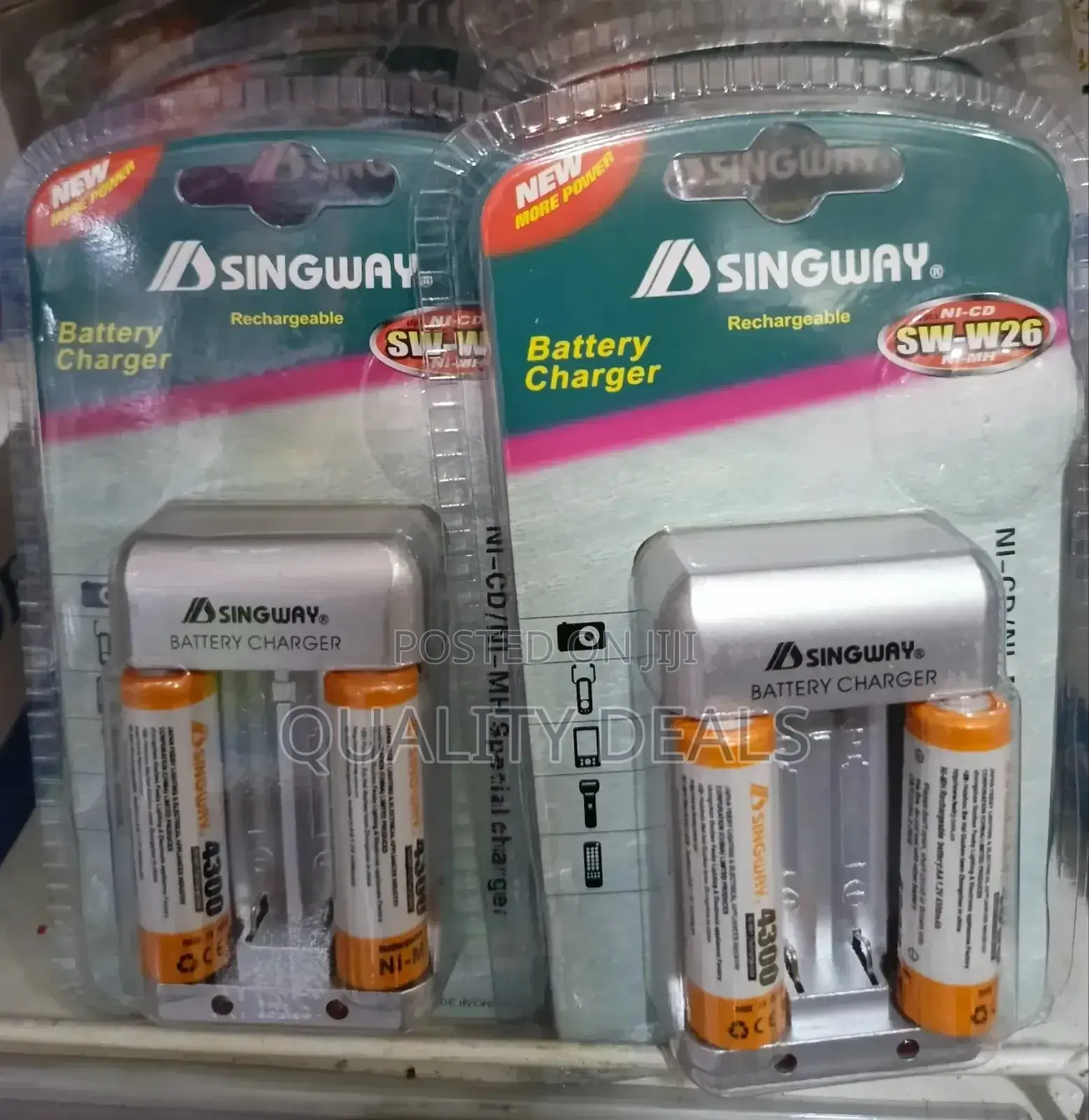 Singway Rechargeable Battery Charger