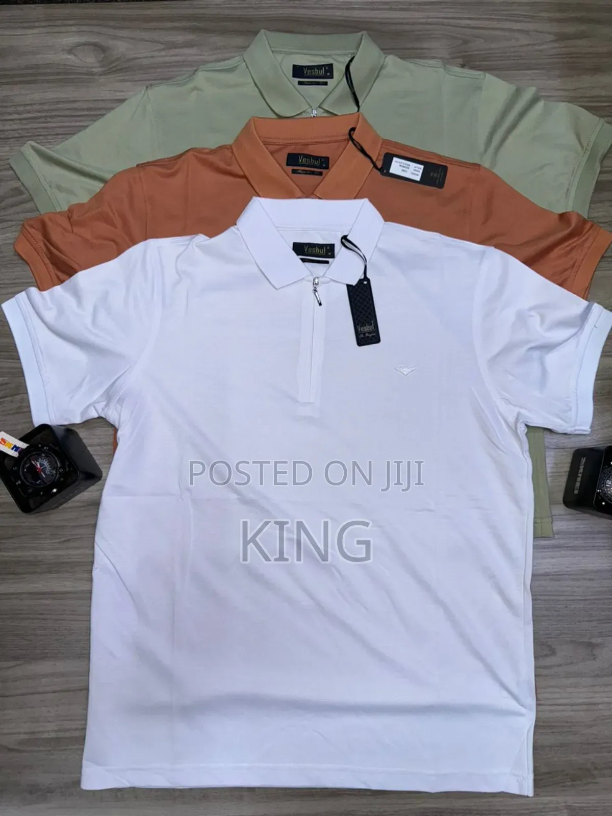 Due White Polo T-Shirts