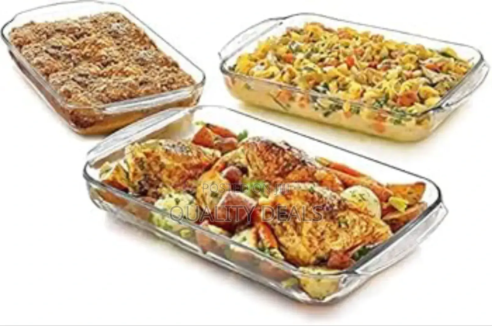 Rectangular Microwave Glass Dish
