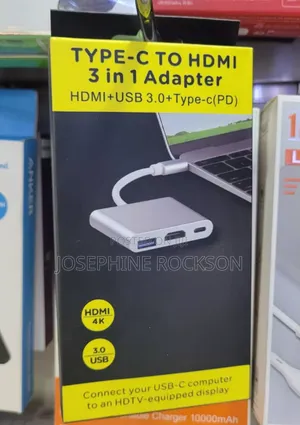 3.0 USB + Type C to Hdmi Adapter