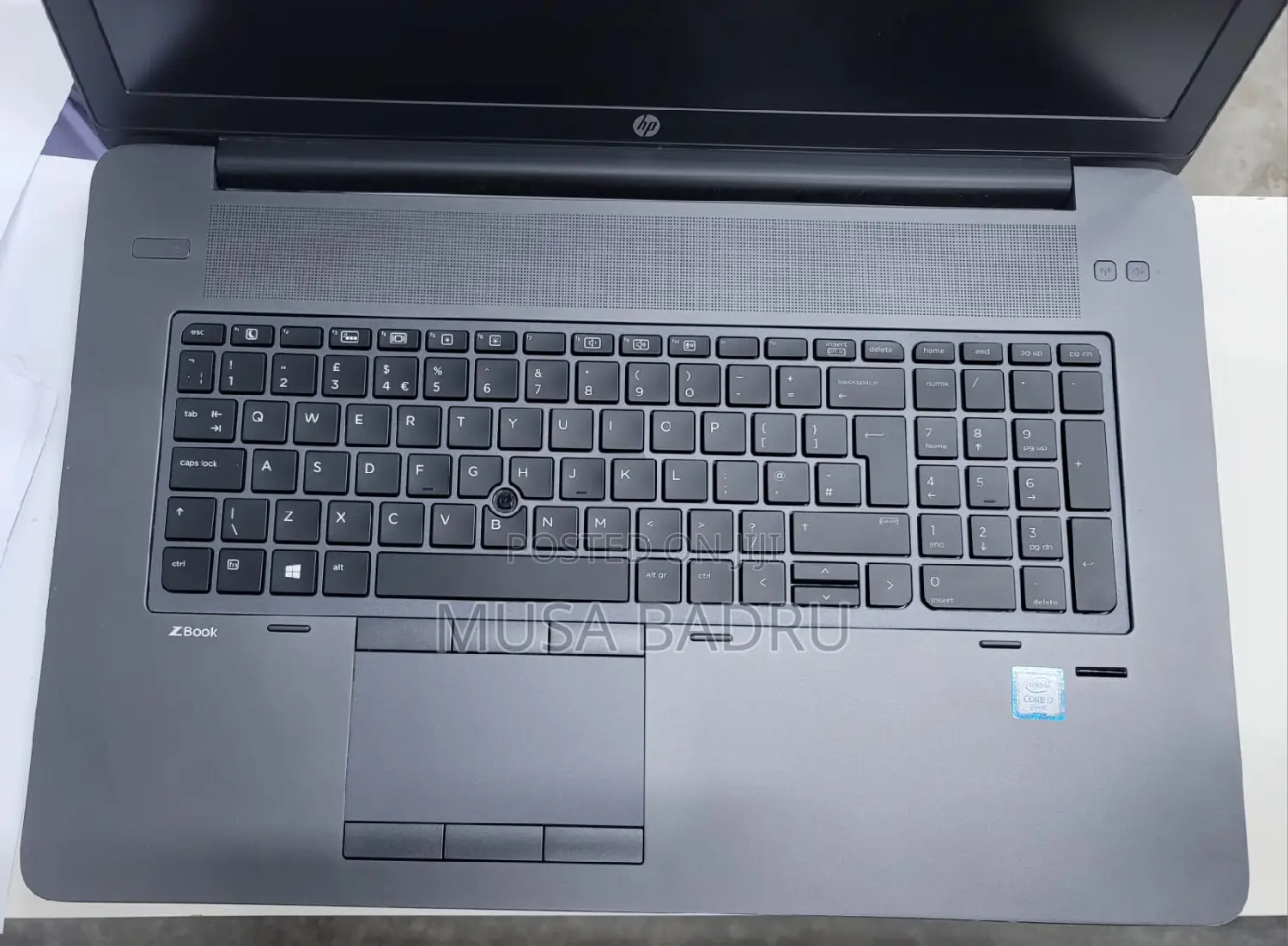 New Laptop HP ZBook 17 G3 16GB Intel Core I7 SSD 512GB