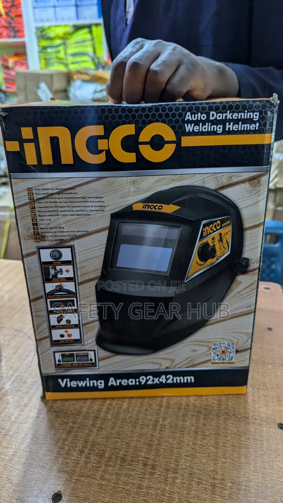 Auto Darkening Welding Helmet 92 X 42
