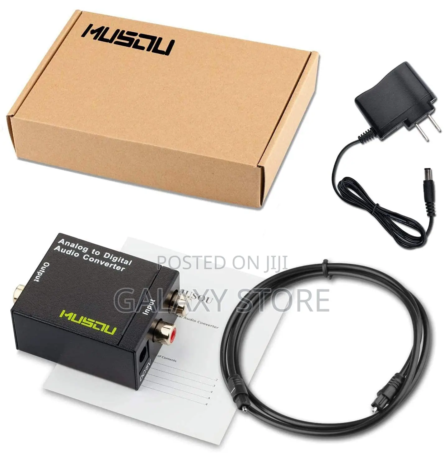 Analog to Digital Optical Toslink Coaxial Audio Converter