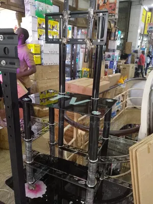 Photo - Glass Tv Stand With Mount Quality Standard