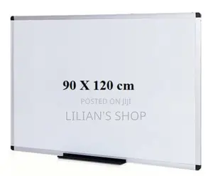 Magnetic Whiteboard 90x120cm With Marker and Eraser
