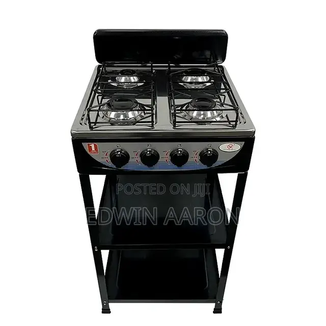 Saachi 4 Gas Burner Stove With Shelves