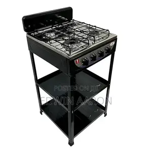 Saachi 4 Gas Burner Stove With Shelves