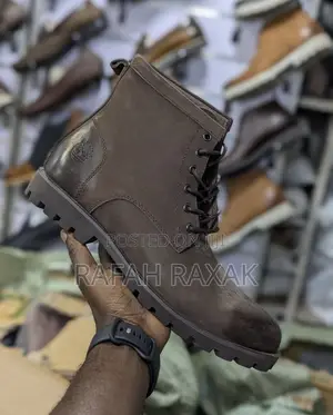 Original Timberland Casual Premium Leather High Top Boots