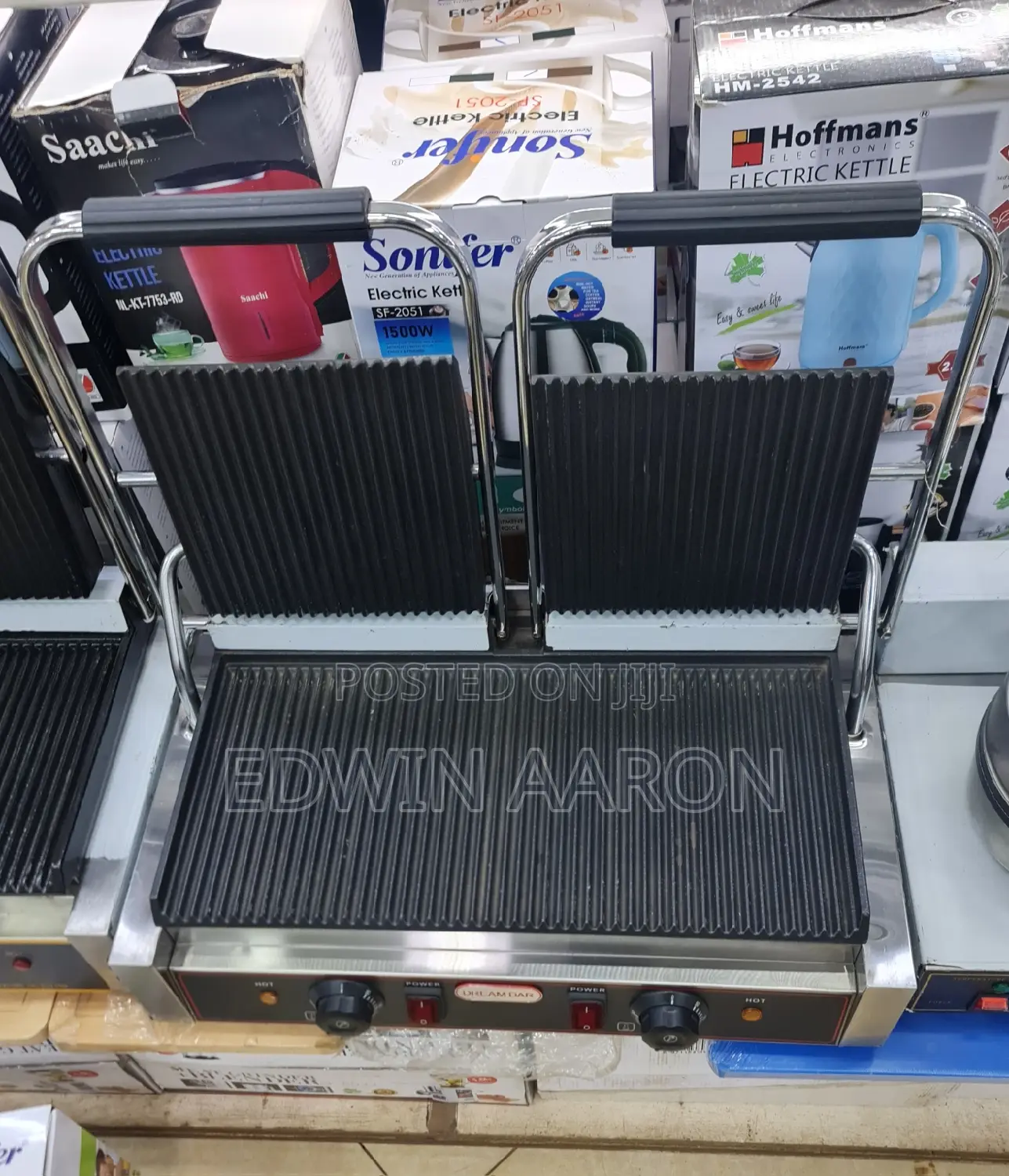 Commercial Double Electric Sandwich Grill