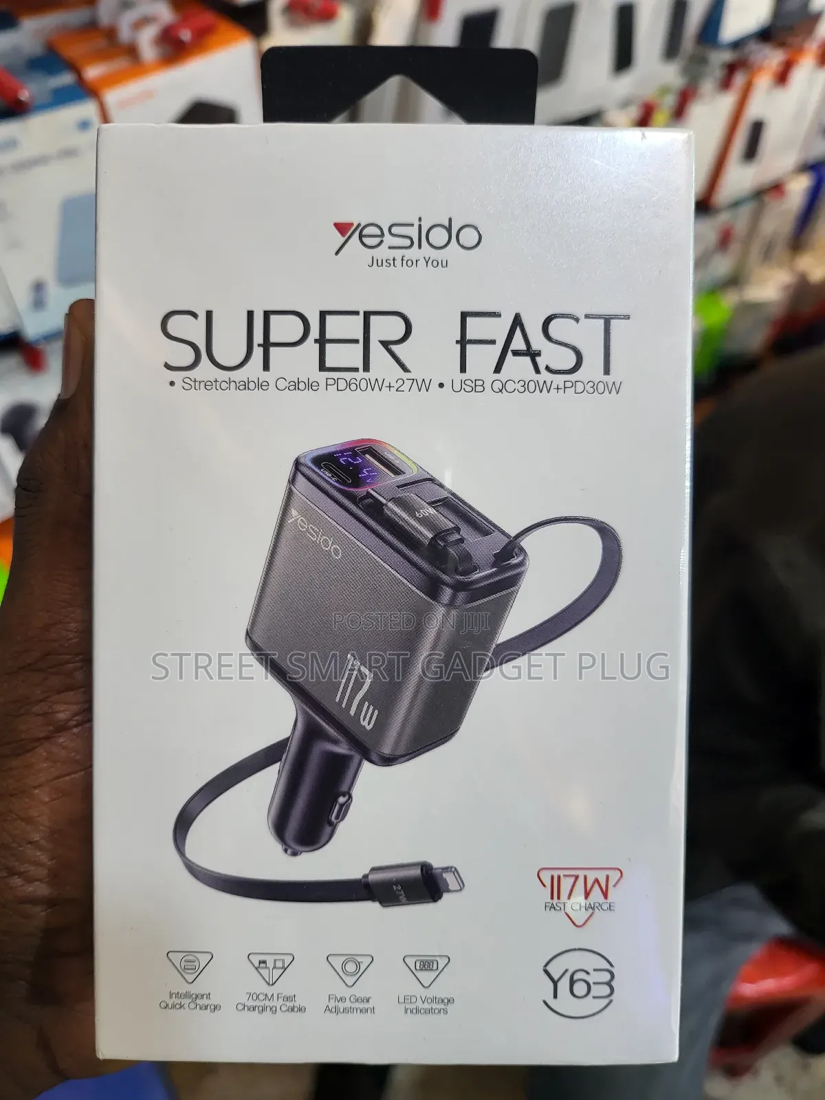 Yesido Y63 (117watts) Car Charger