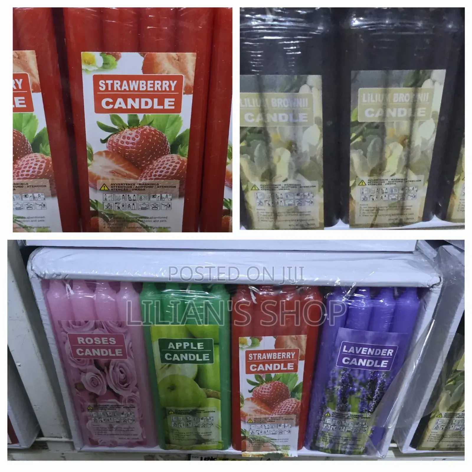 4pcs Aroma Scented Candles