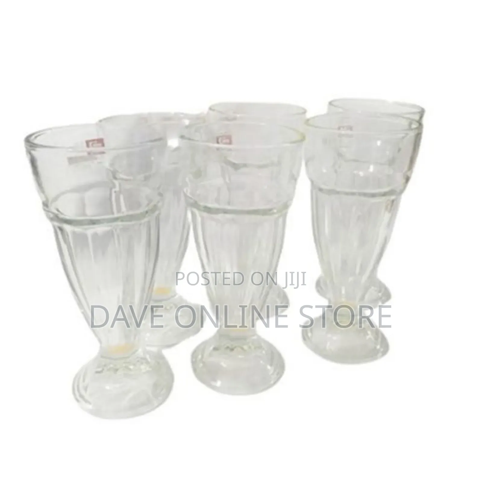 6 Pieces Set of Milk Shakes Ice Cream Cocktail Glassses