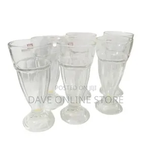 6 Pieces Set of Milk Shakes Ice Cream Cocktail Glassses
