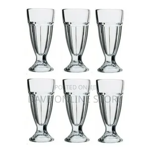 6 Pieces Set of Milk Shakes Ice Cream Cocktail Glassses