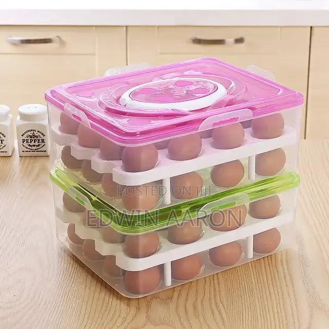 32 Grid Plastic Egg Storage Box