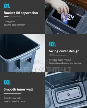 15 Litres Portable Trash Bin