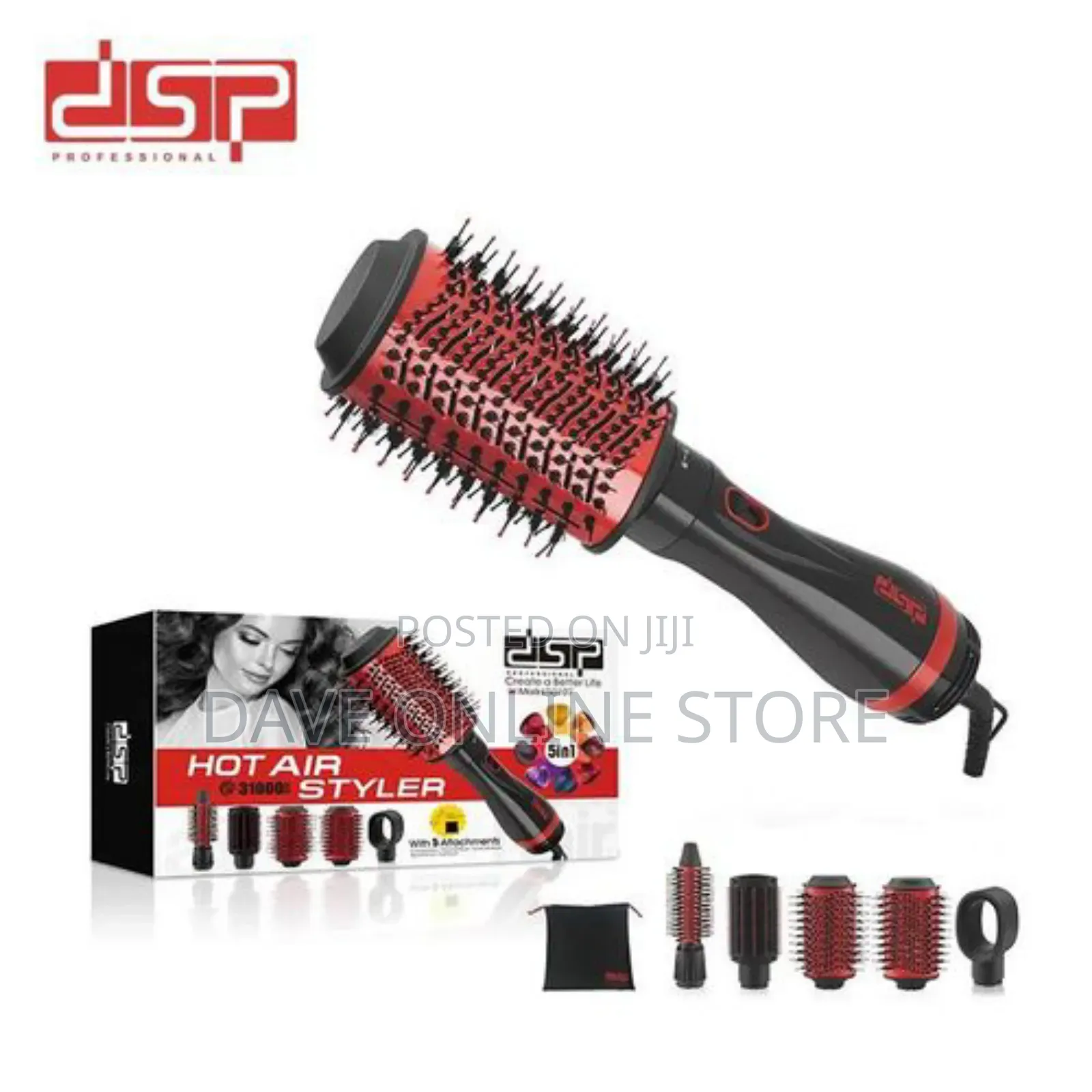 DSP Rotating 5-in-1 Electric Hair Hot Air Brush