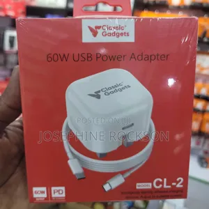 60w Super Fast Anti Charger Type C to Type C /Power Adapter