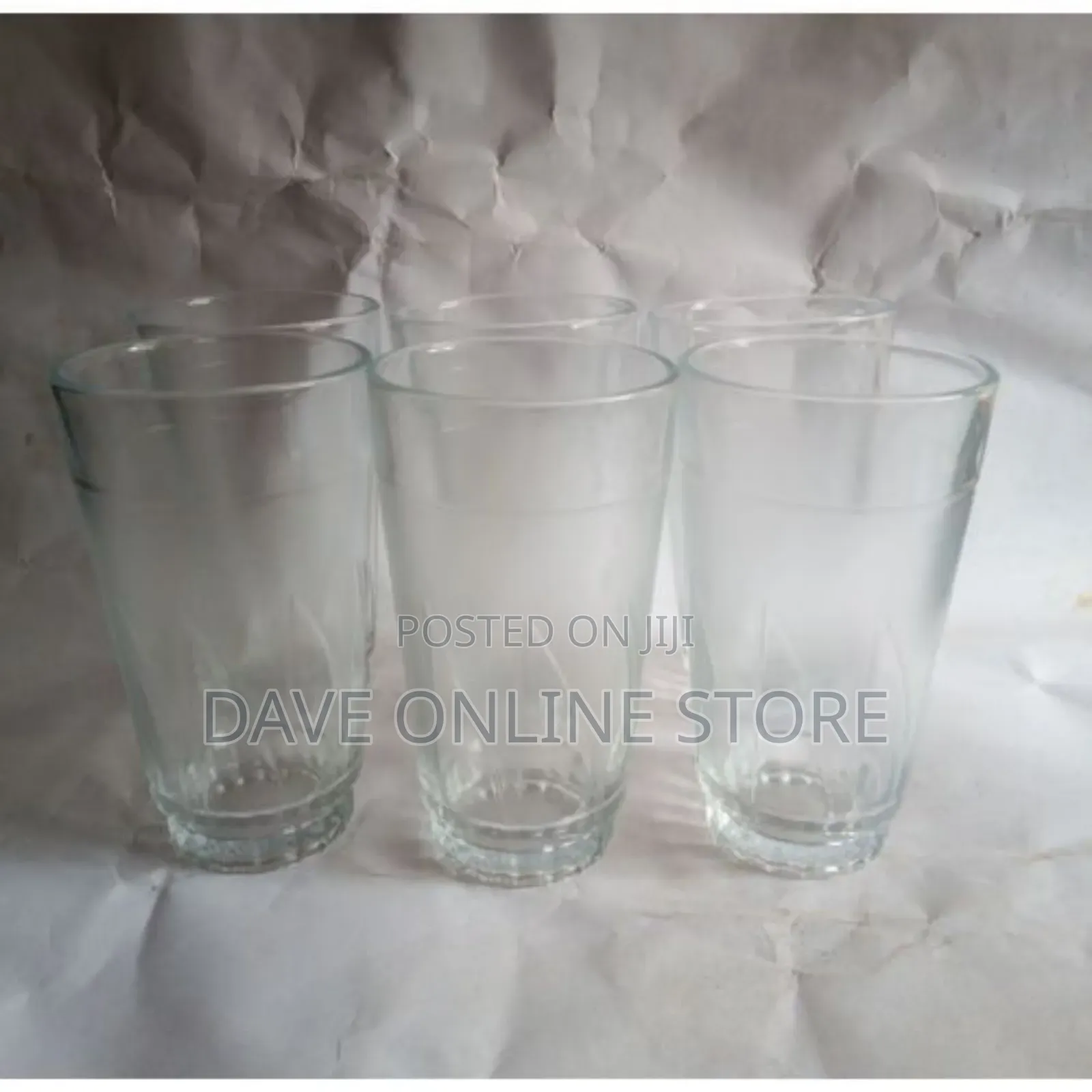 Elegant 6 Pieces Glasses for Water and Juice-Transparent