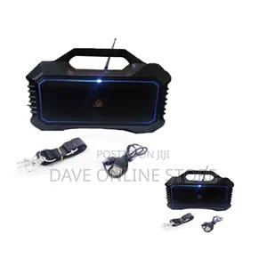 Powerful Bluetooth Wireless Speaker With Radio-Black
