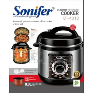 Sonifer 8 Liters Pressure 3 in 1 Automatic Pressure Cooker