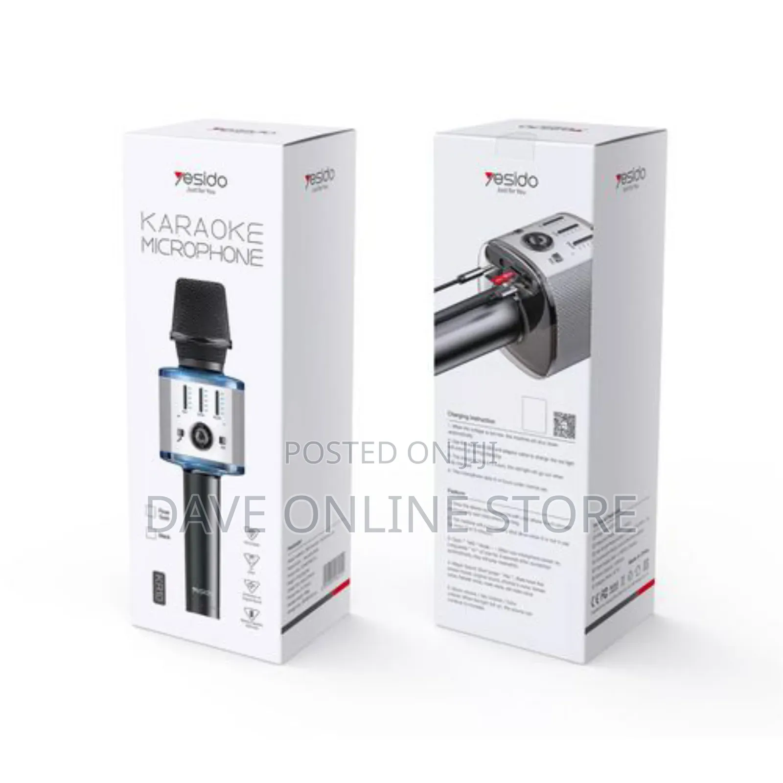 Handheld Wireless Bluetooth Karaoke Mic Speaker Recorder