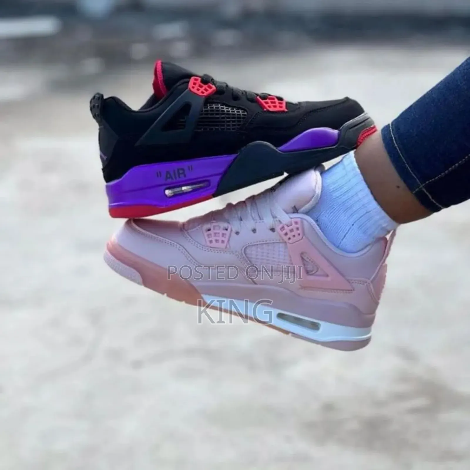 Nike Air Jordan 4' Pink Premium Sneakers