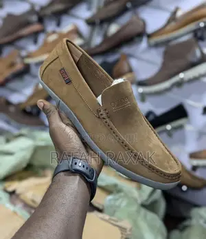 Original Men’S Brown Polo Flat Sole Leather Moccasins