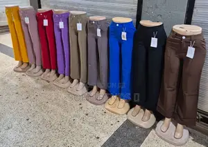Ladies Wide Leg Office Pants