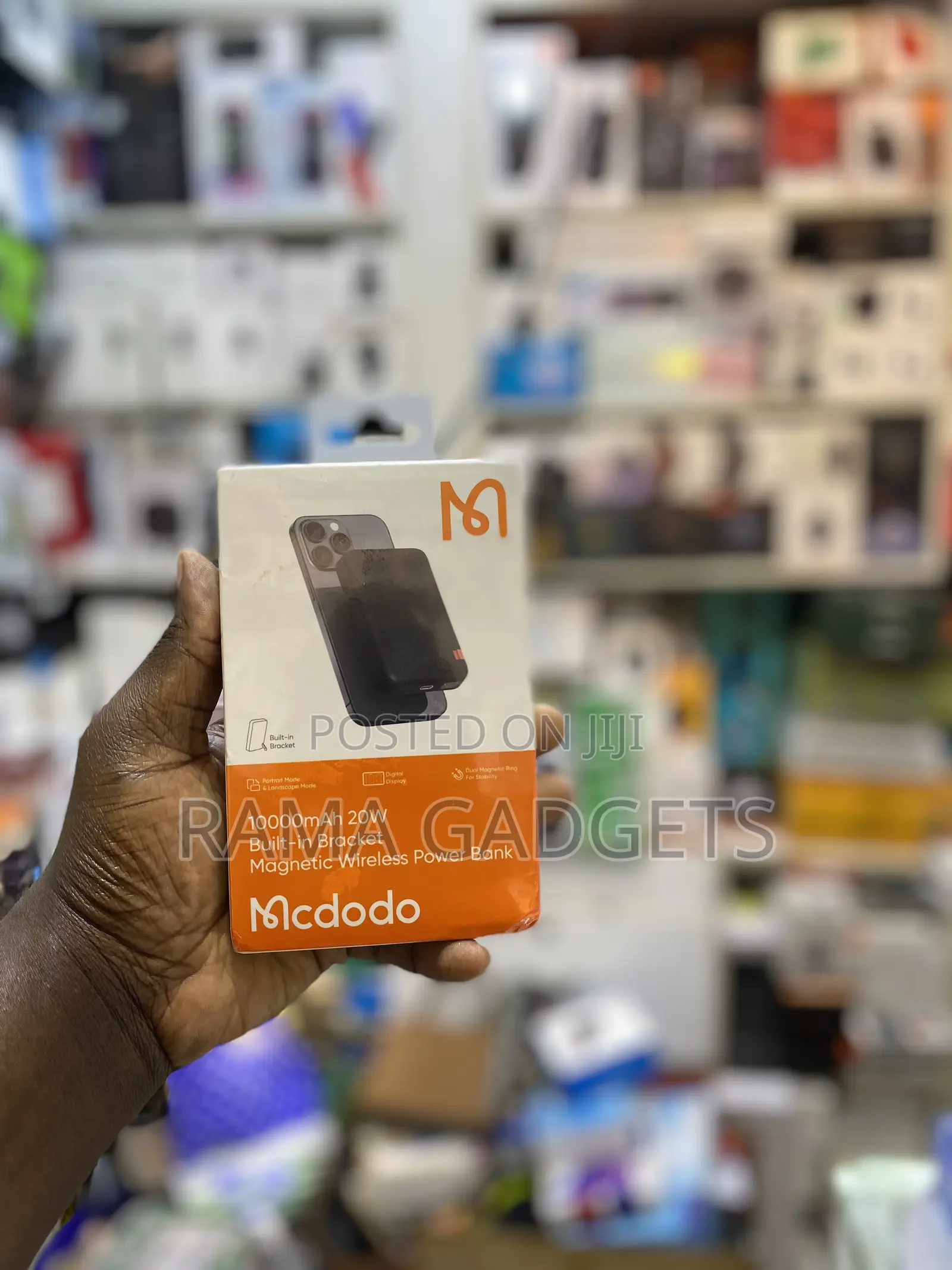 McDodo Magnetic Power Bank 10,000mah,Wireless Power Bank,30W