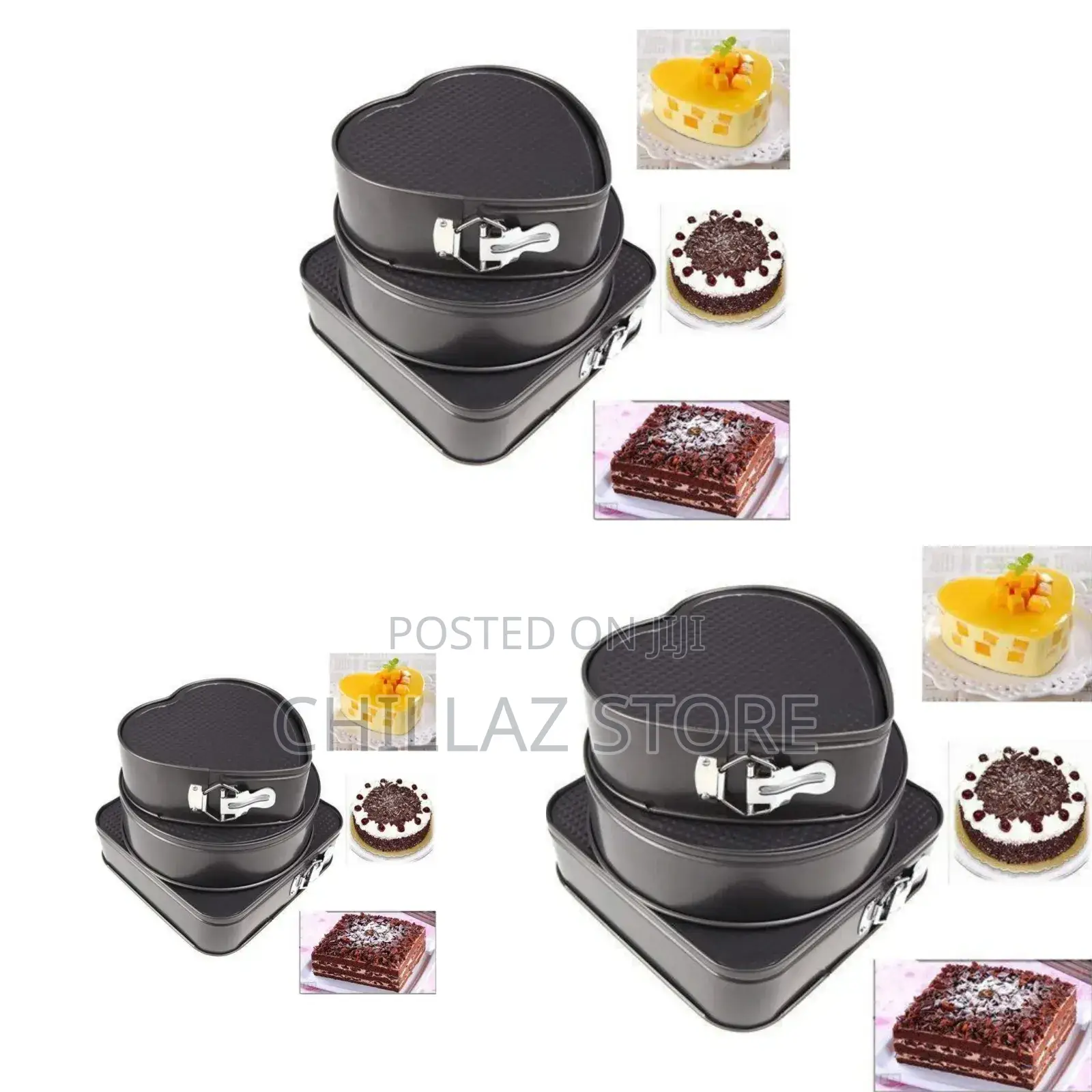 Stainless Cake Baking Mold Set